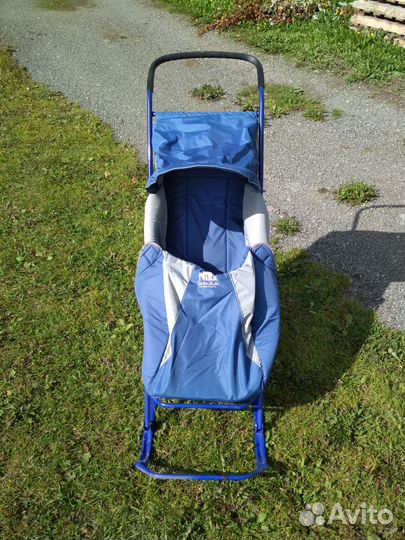 Детские санки коляска ника