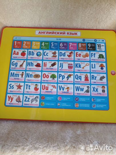 Детский планшет английский язык