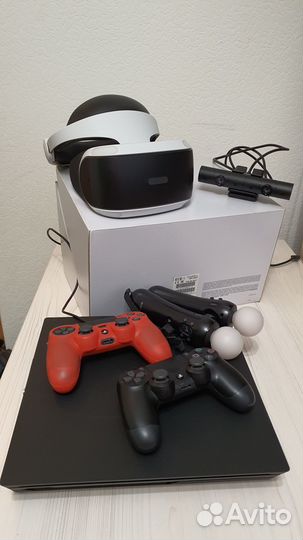 PS4 pro с виртуальной реальностью