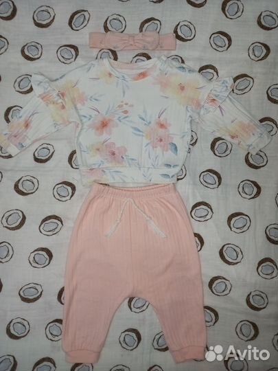 Костюм для новорожденных девочек 68р