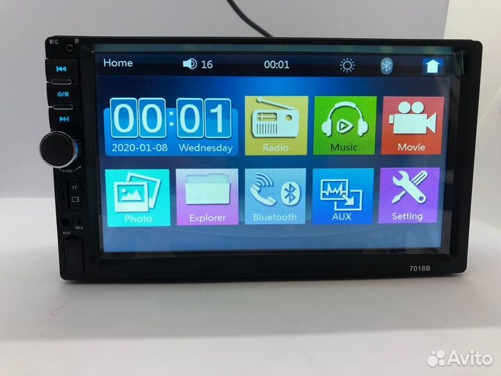 Автомагнитола с bluetooth и Видео2Din.Новая