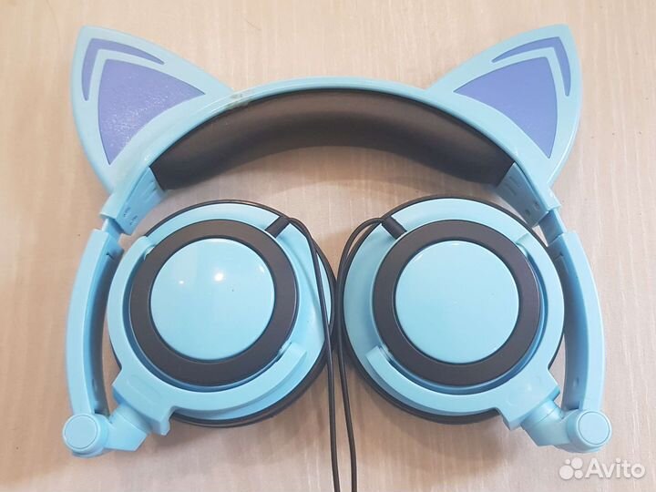 Наушники с кошачьими ушками для ребенка