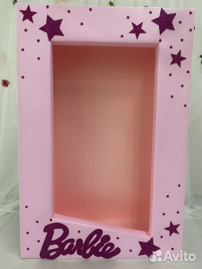 Фотозона Барби коробка
