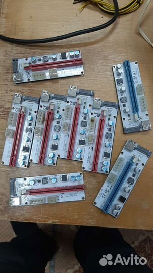 Райзеры, каркасы для видеокарт