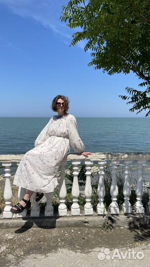 Поатье макси летнее H&M