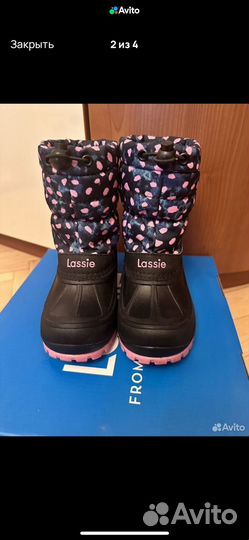 Сноубутсы 27 размер lassie