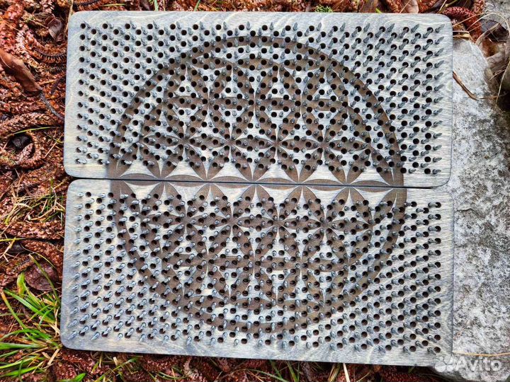 Доска садху гвозди для йоги для начинающих