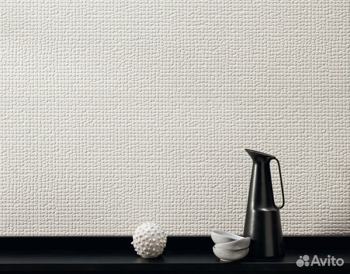 Плитка atlas C. 3D wall carve Leaf Pearl 40x80