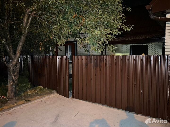 Установка заборов под ключ