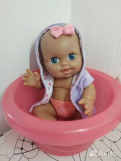 Кукла Пупсик в ванне