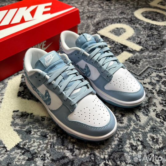 Nike Dunk Low Blue Paisley