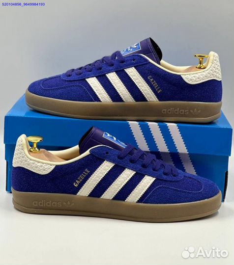 Кроссовки Adidas Gazelle Navy (Арт.61010)