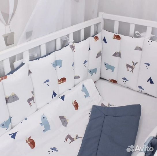 Бортики в кроватку