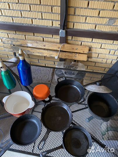 Чугунная сковорода СССР советская