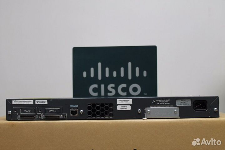 Cisco WS-C3750-48TS-S L3 коммутатор