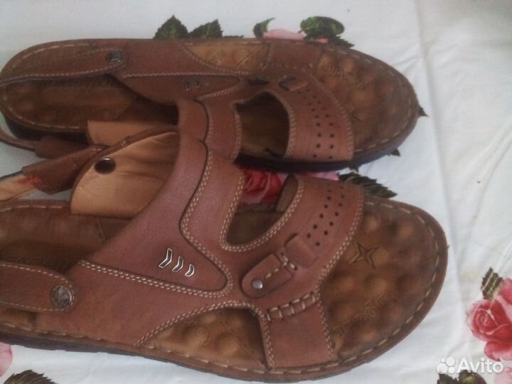 Сандалии мужские кожаные 42