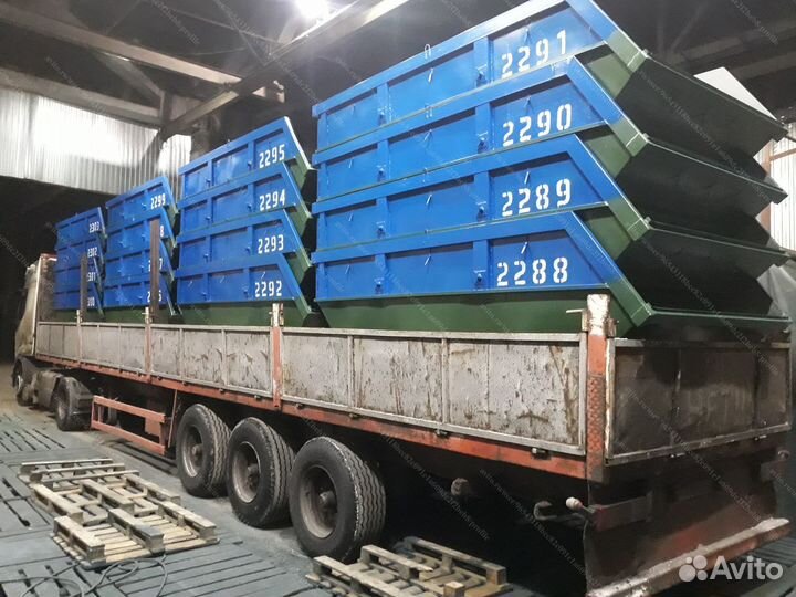 Бункер мусорный из металла 8м3 Арт д9425