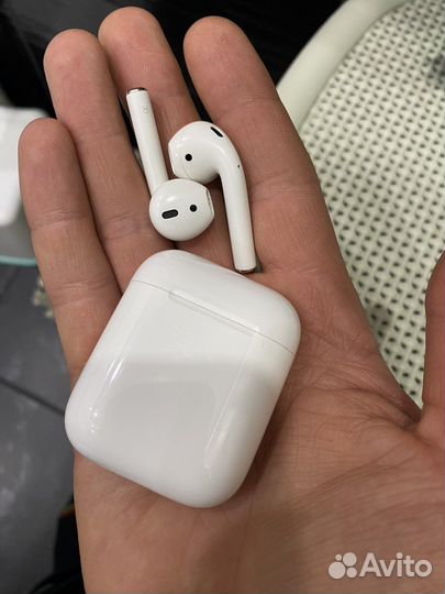 Оригинал Беспроводные наушники apple airpods 2