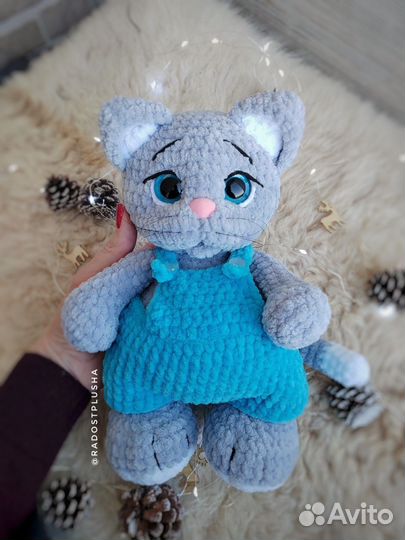 Мягкие игрушки Котенок ручной работы