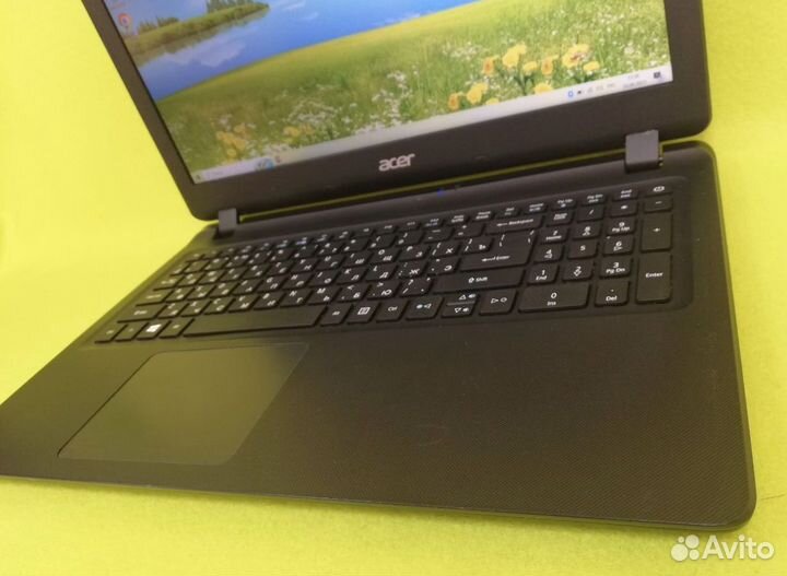 Ноутбук Acer 4х ядерный на Ssd/4Gb/FHD матовый 15