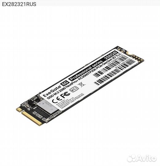Диск SSD Exegate Next Pro+ M.2 2280 256GB PCI-E 3
