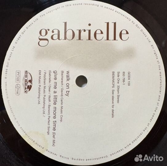 House:Gabrielle – Walk On By 97 UK