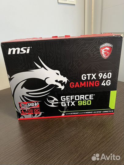 Видеокарта Nvidia Geforce GTX 960 4gb