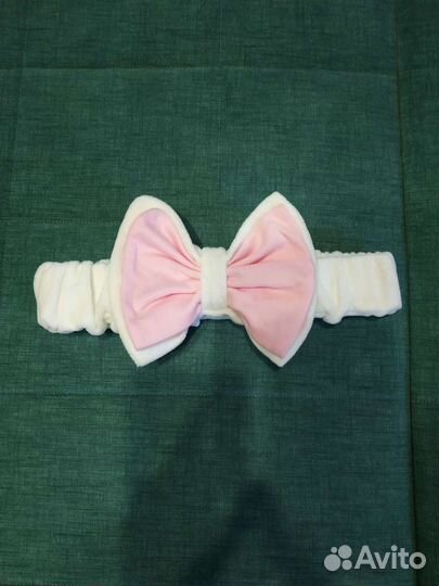 Бант на резинке на выписку