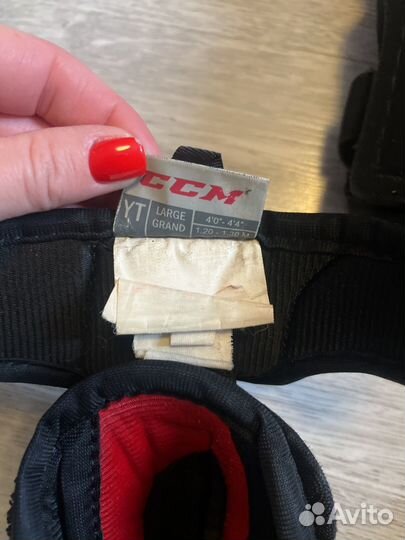 Налокотники хоккейные детские ссм