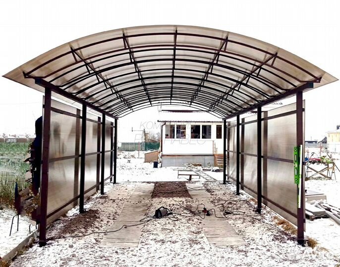 Навес для авто любой размер