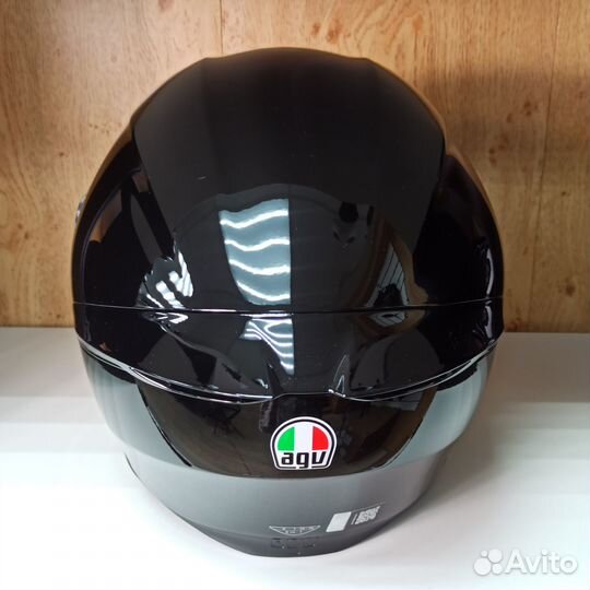 Мотошлем AGV K-1 E2206 Черный глянцевый