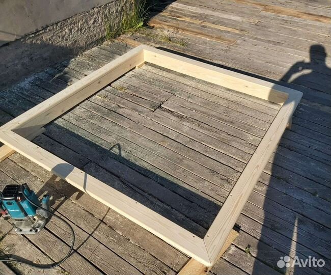 Детская песочница деревянная