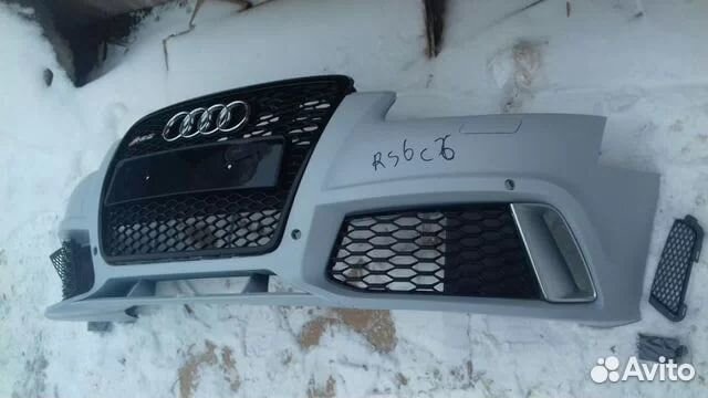 Передний бампер audi a6 a 6 c 6 c6 rs6 rs 6 стиль