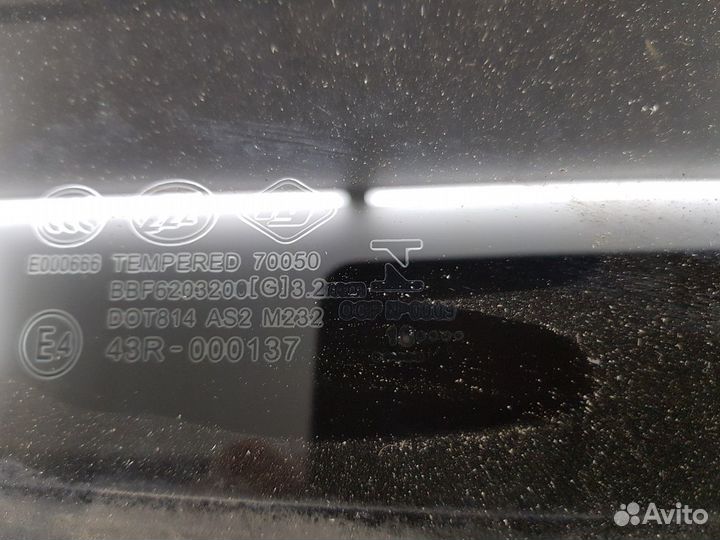 Стекло двери заднее правое (Lifan Solano)