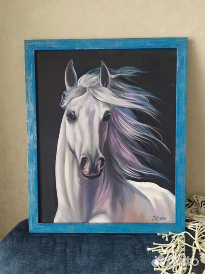 Картина маслом, акрилом на холсте, стене