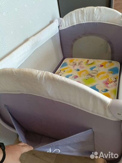 Манеж-кровать Happy Baby Lagoon с матрасом