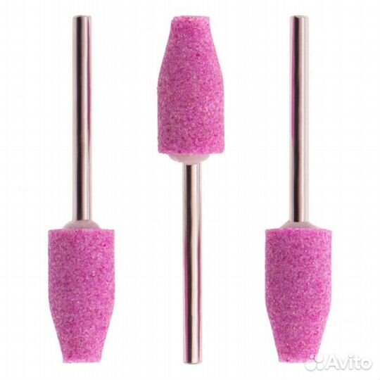 Шарошка абразивная, конус удлиненный, 10 x 19 x 3