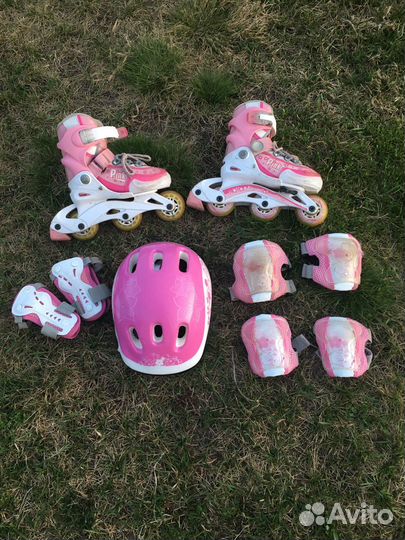 Роликовые коньки детские раздвижные
