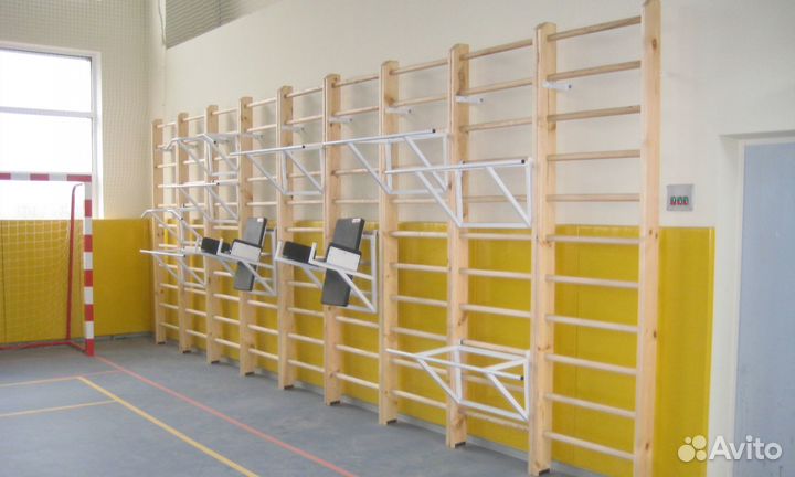 Стенка шведская деревянная 2400х800 Сосна