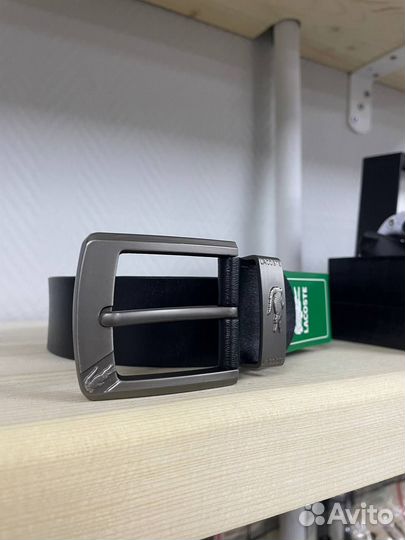 Мужской кожаный ремень Lacoste