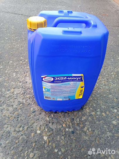 Понижение значения уровня ph воды 37 кг