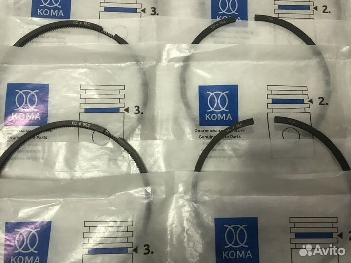 Кольца поршневые 405 евро2 95,5 Кома