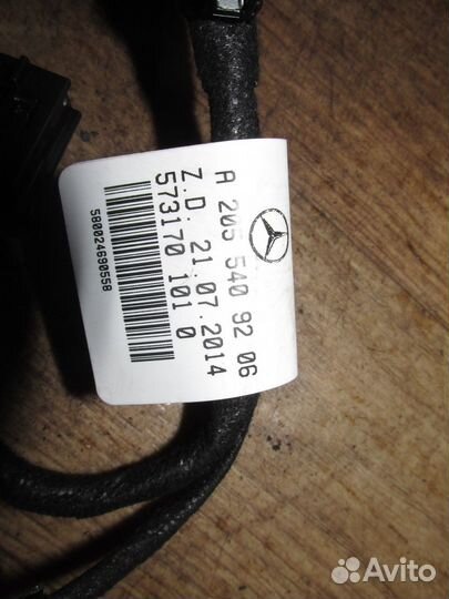 Электропроводка двери задней правой