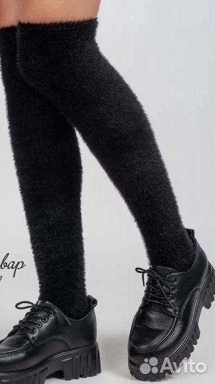 Пушистые гольфы из норки р 37/41