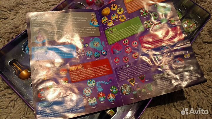 Битва волчков Окей (полная коллекция с полем)