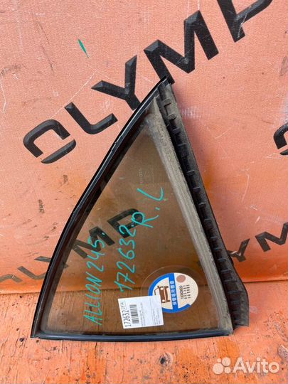 Форточка двери задняя левая Toyota Allion ZZT245