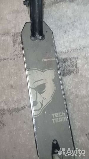 Трюковой самокат tech team