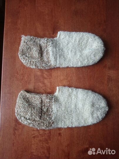 Носки вязаные шерстяные