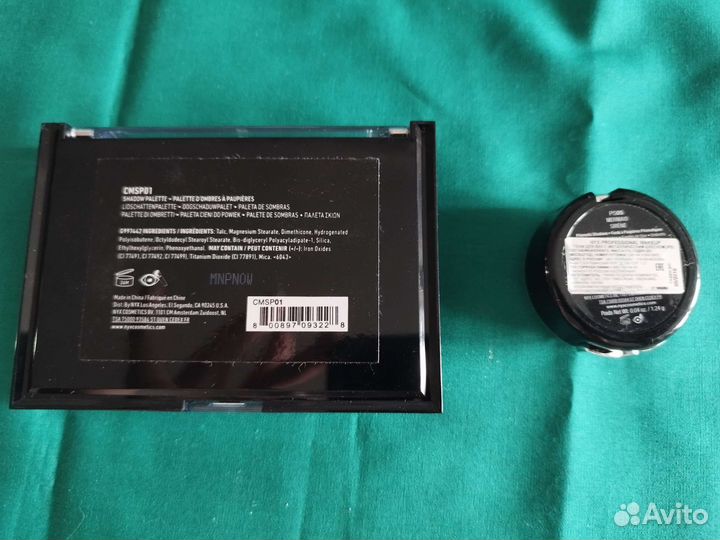 Тени для век nyx cosmic metals и однушка