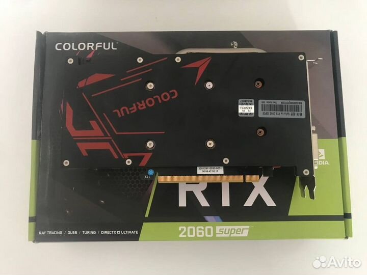 Видеокарта rtx 2060 super 8gb